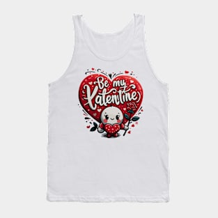 Valentine - Be Mine on Valentines Day Tank Top